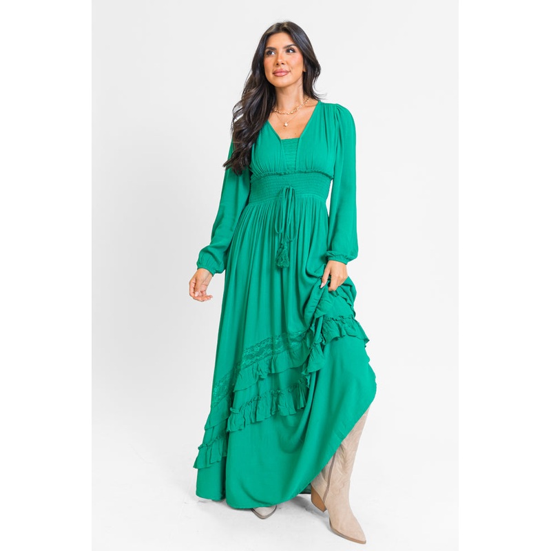 Lucky To Have You Jade Maxi Dress