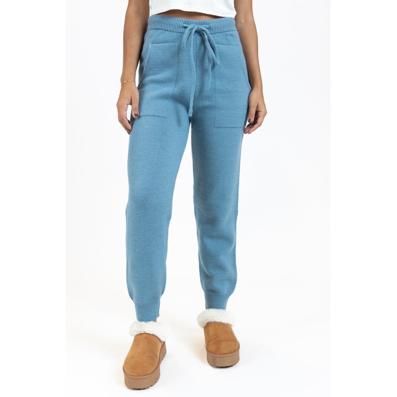 Real Karma Blue Jogger Style Lounge Pants FINAL SALE
