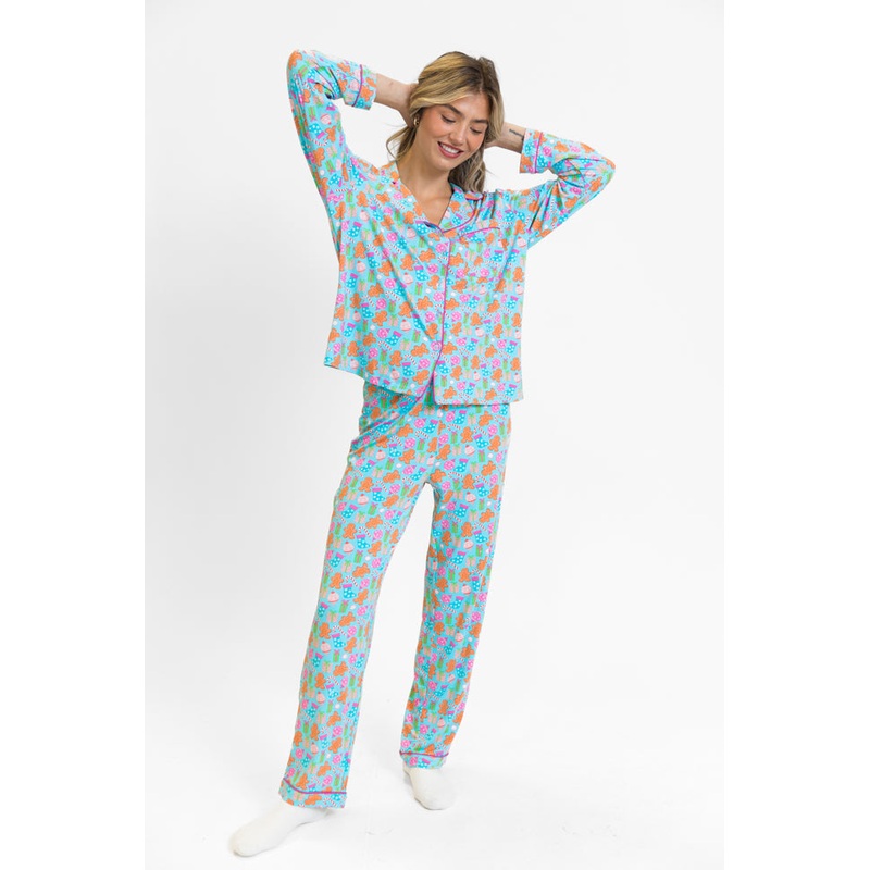 Under The Stars In Christmas Cheer Bamboo Pajama Pants FINAL SALE
