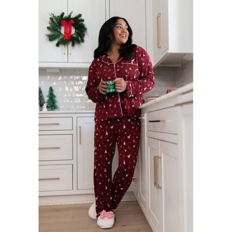 Under The Stars In Spruced Up Bamboo Pajama Pants FINAL SALE
