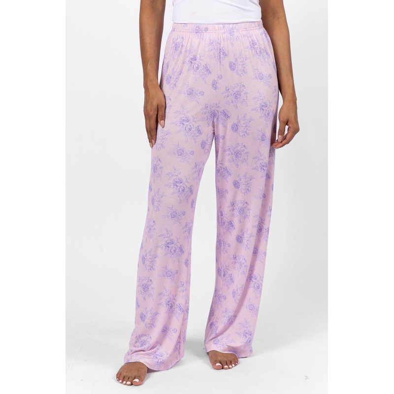 Sweet Dreams In Purple Floral Fantasy Pajama Pants FINAL SALE