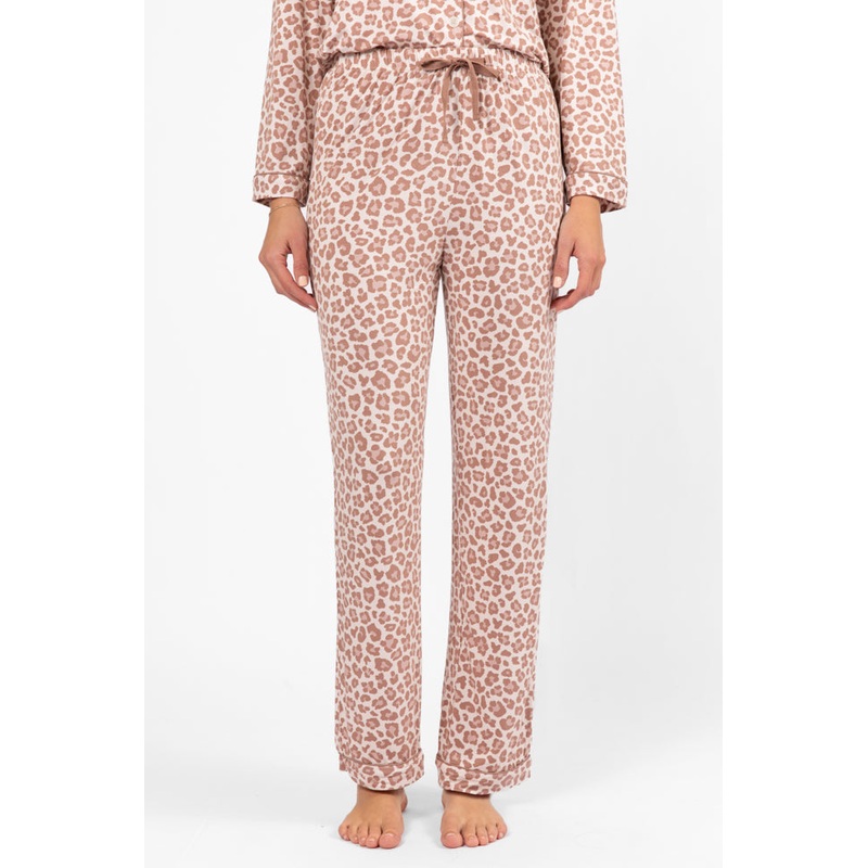 Under The Stars Neutral Leopard Pajama Pants FINAL SALE