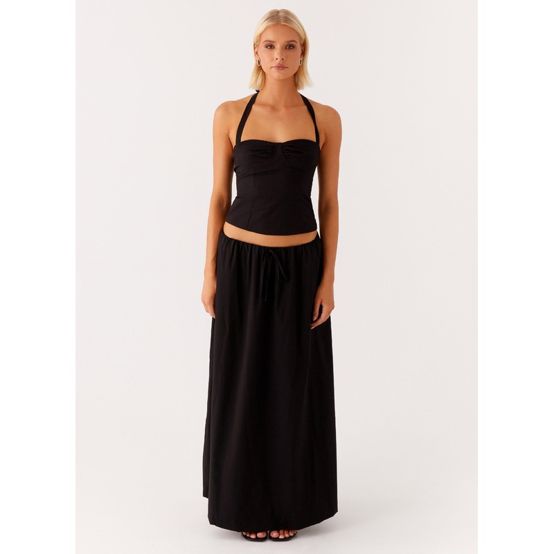 Cheryl Maxi Skirt – Black