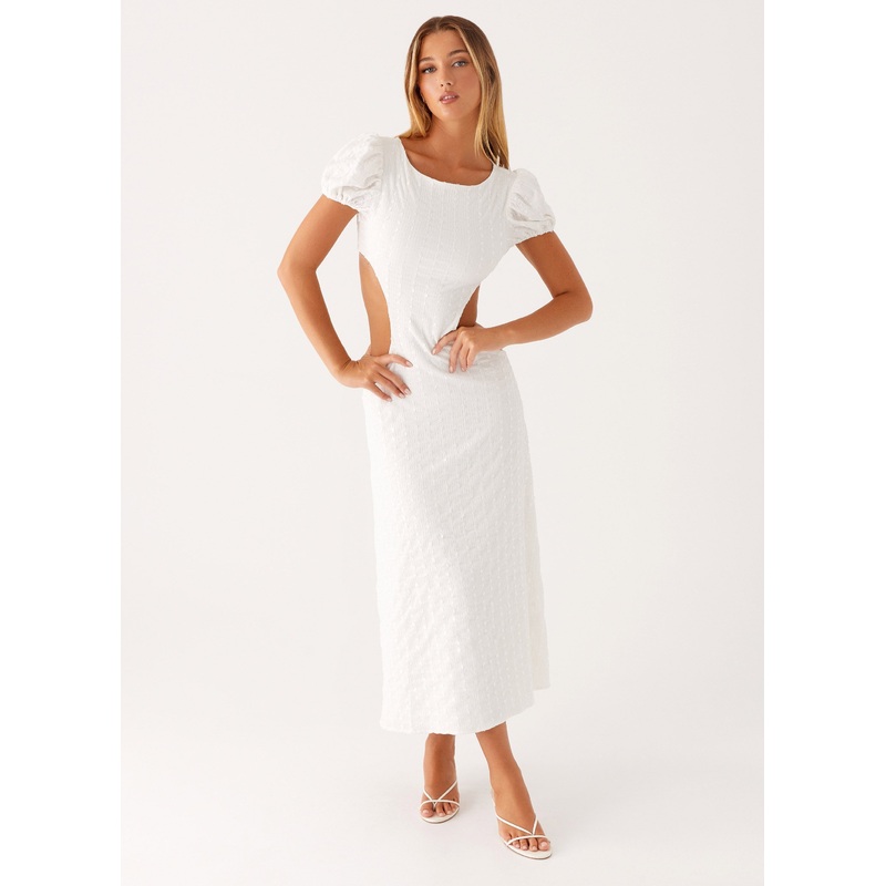 Myley Midi Dress – White