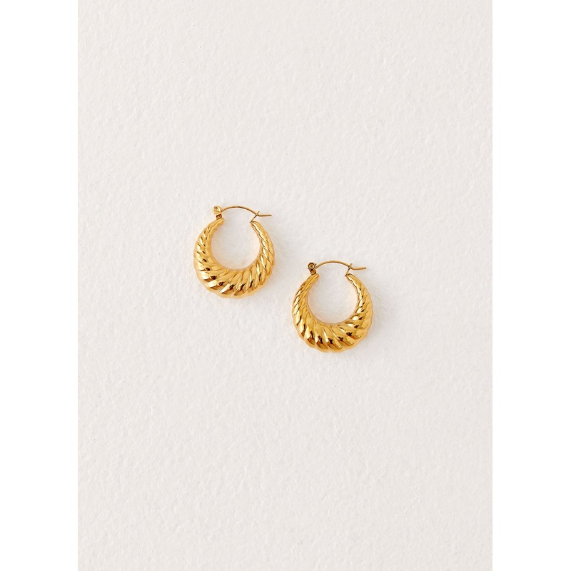 Zuri Hoop Earrings – Gold