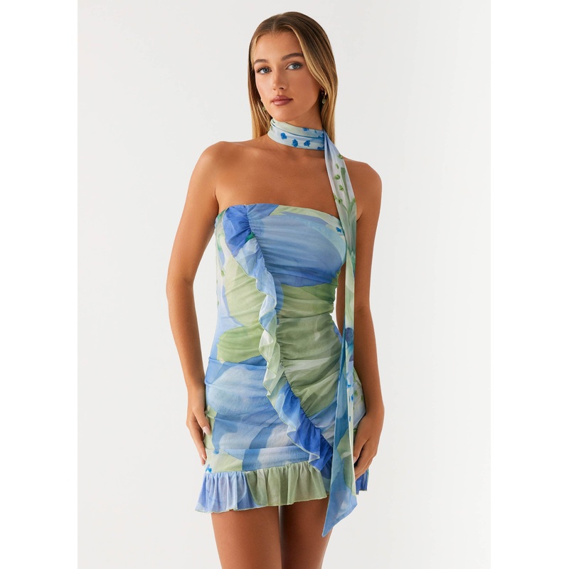 Archie Mini Dress – Flower Print
