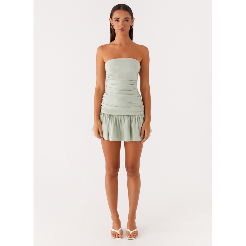 Carmel Mini Dress – Sage