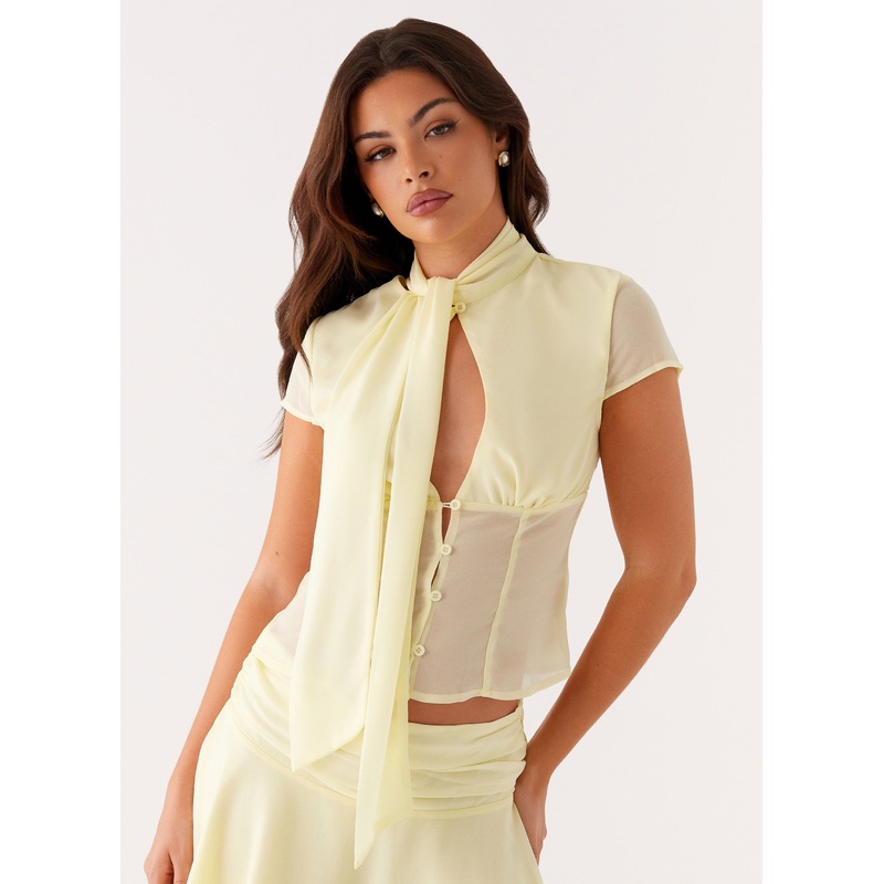 Colby Blouse – Lemon