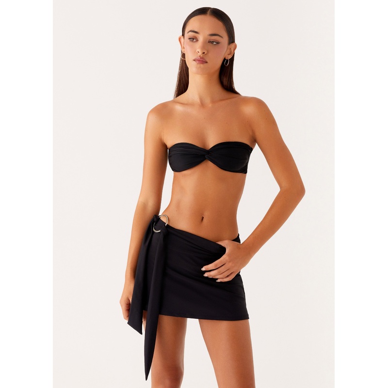 Ellie Swim Mini Skirt – Black