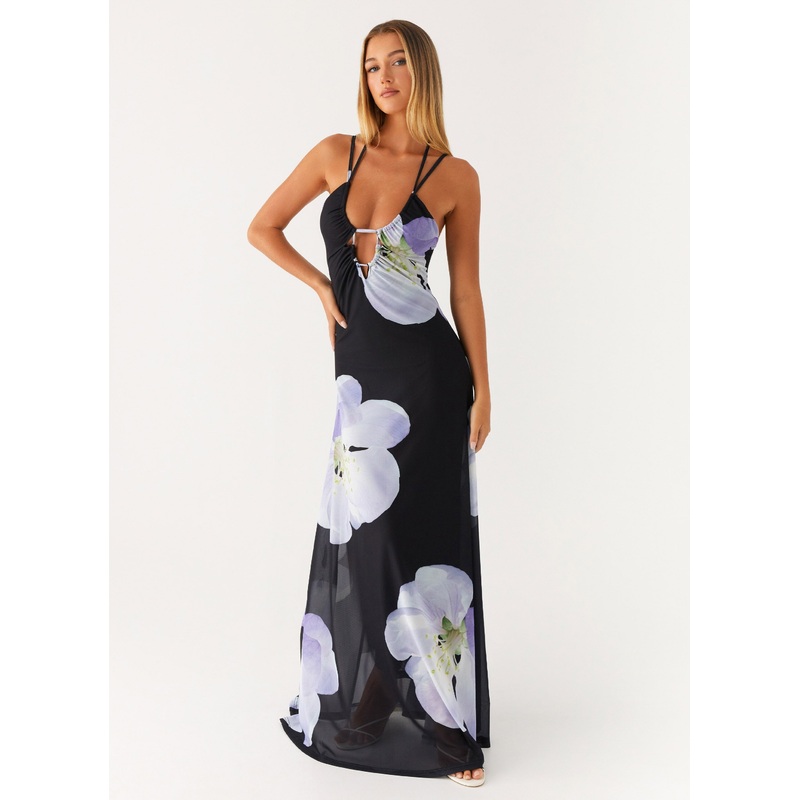 Enrika Maxi Dress – Flower Print