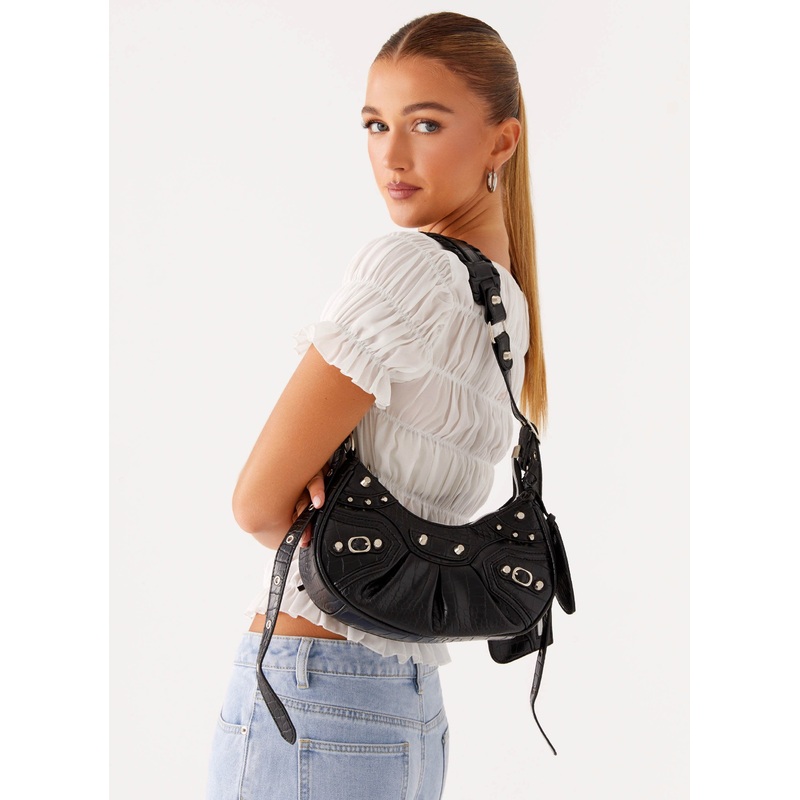 Amalie Shoulder Bag – Black