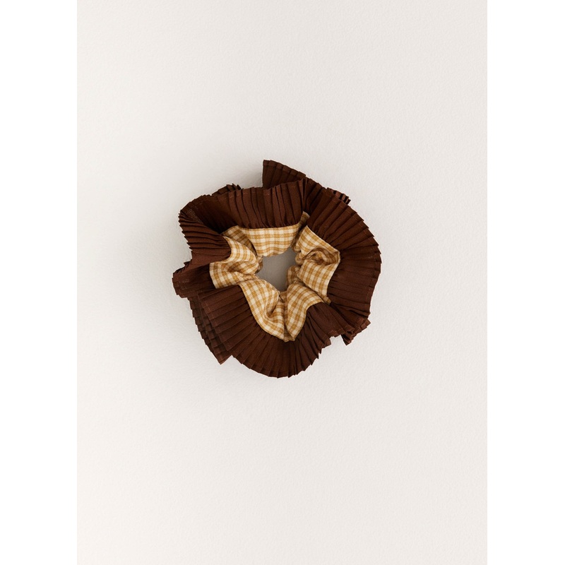 Angeline Scrunchie – Brown