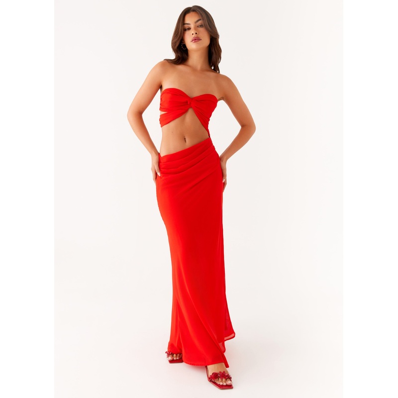 Carla Maxi Dress – Red