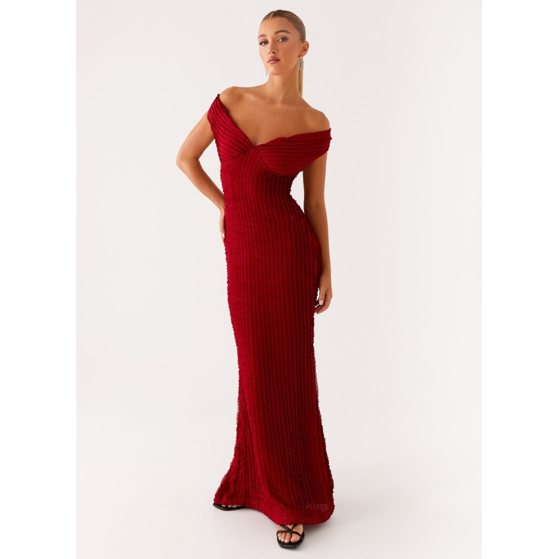 Chantelle Maxi Dress – Red