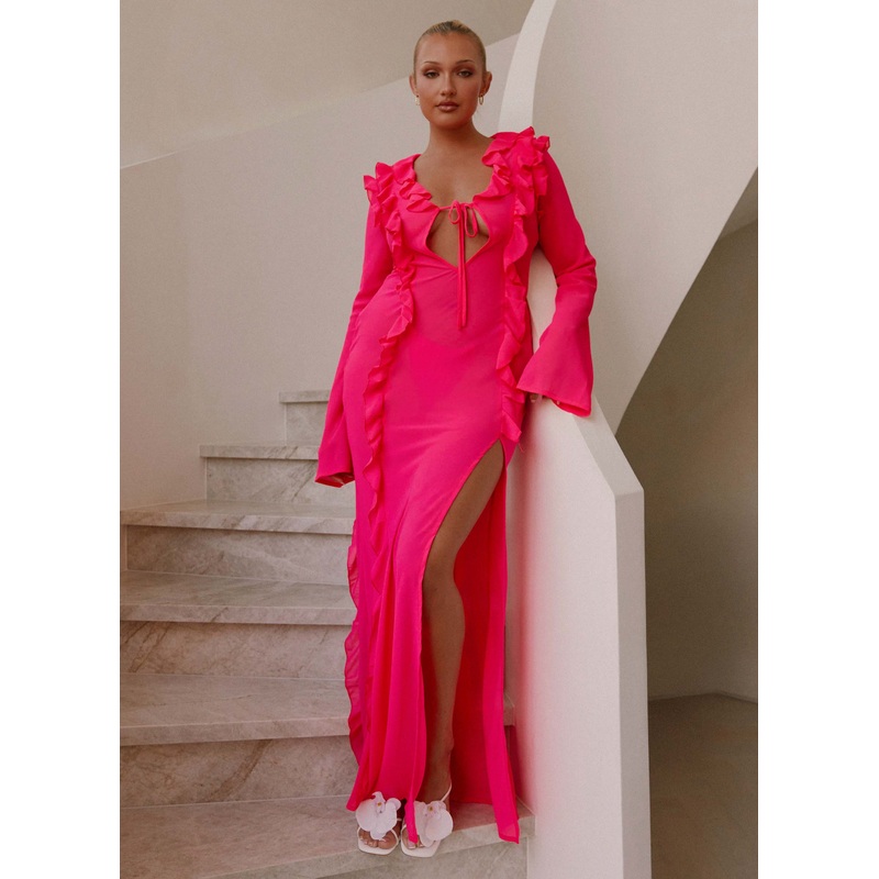 Charlize Maxi Dress – Pink