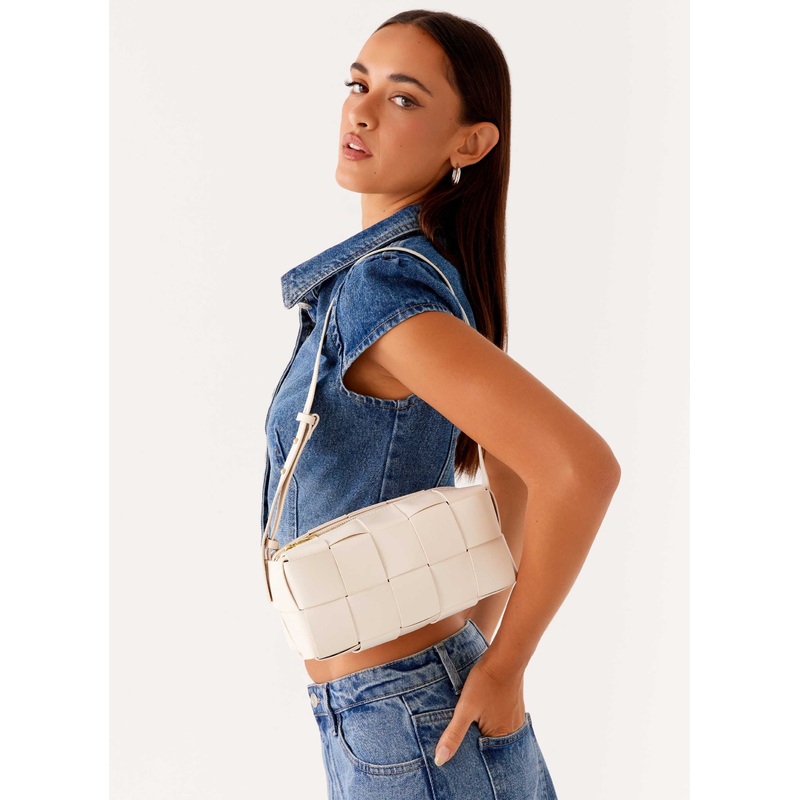 Deanna Shoulder Bag – Ivory