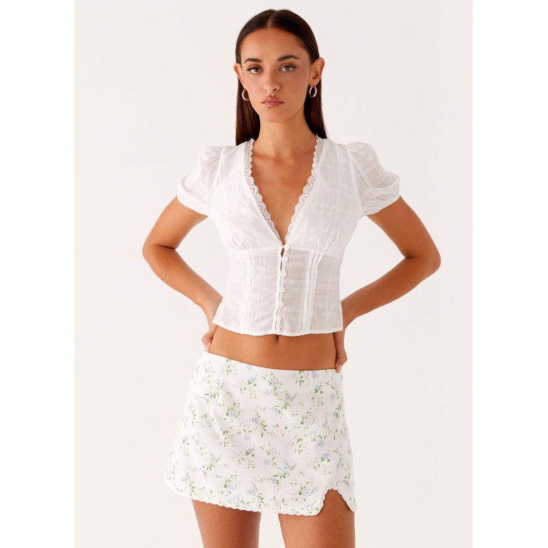 Disconnect Mini Skirt – Vintage Ditsy Floral