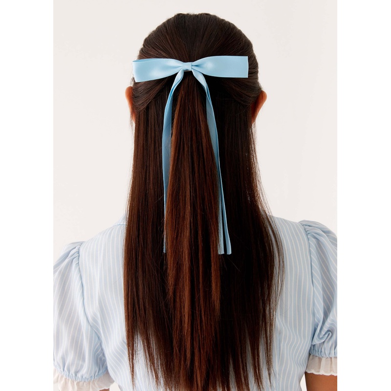 Dorothy Bow Hair Clip – Blue