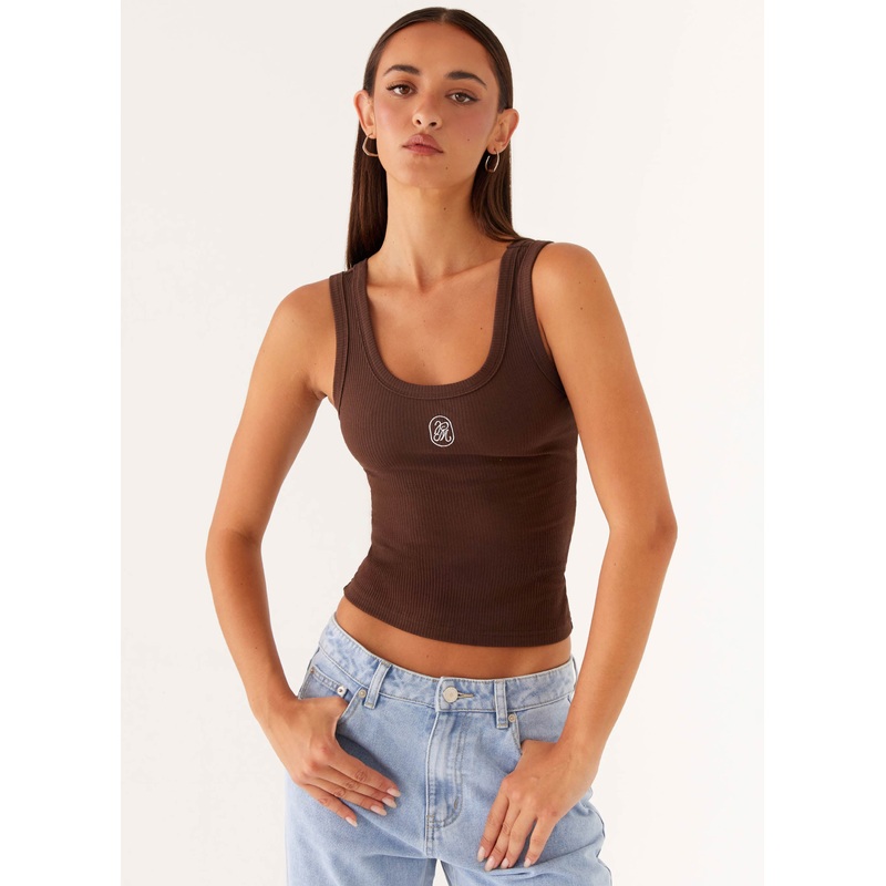 Signature Tank Top – Chocolate