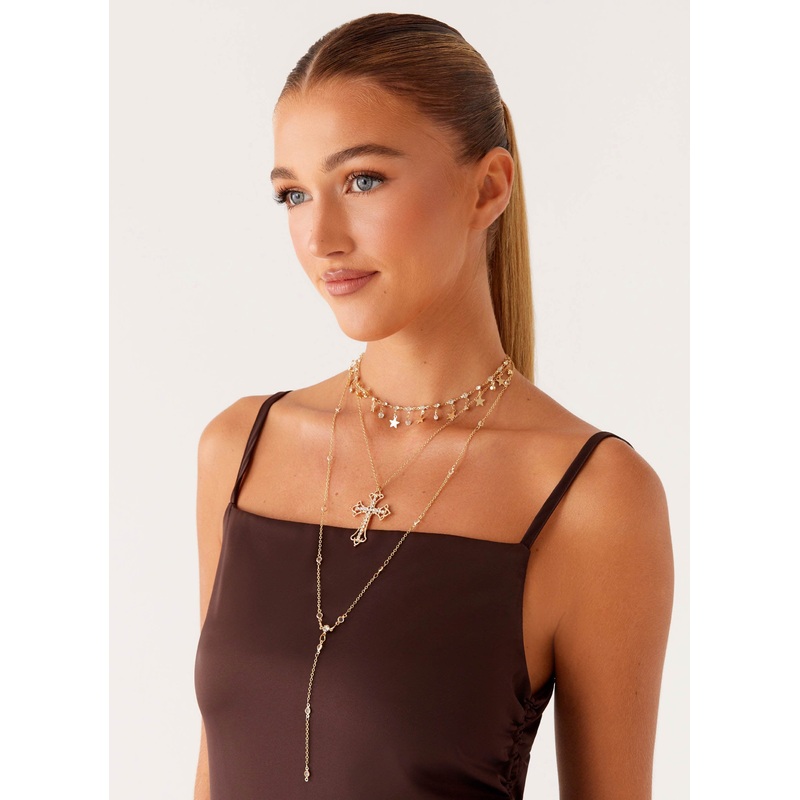 Sinner Multi Necklace – Gold