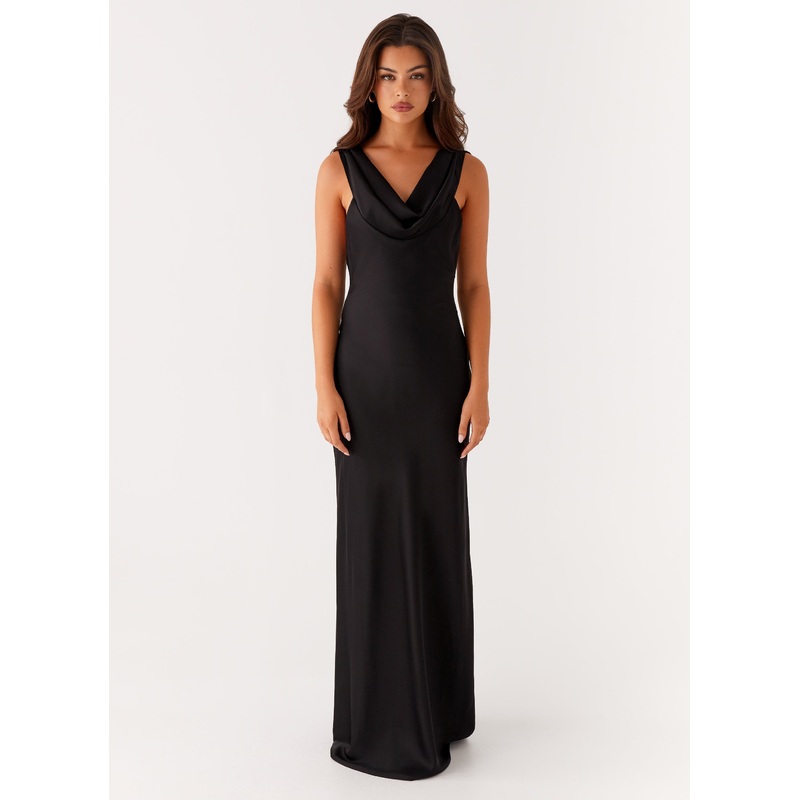Arya Maxi Dress – Black