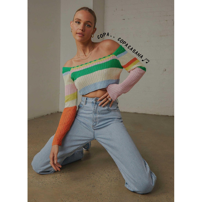 Copacabana Crochet top – Rainbow