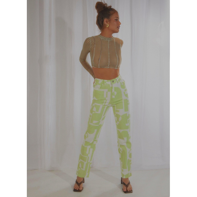 Electric Avenue Pants – Lime