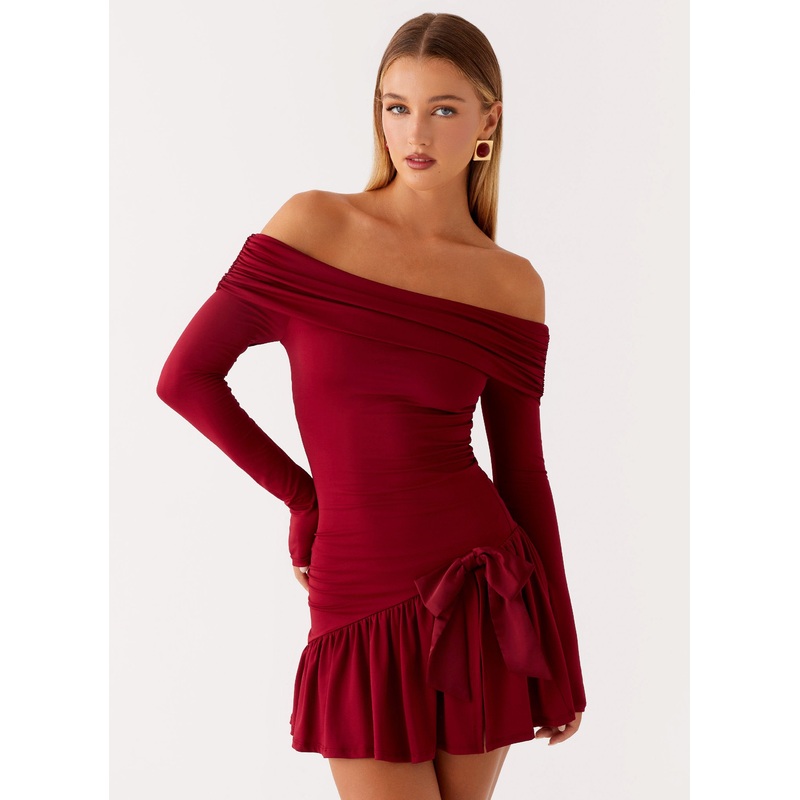 Grazia Mini Dress – Red