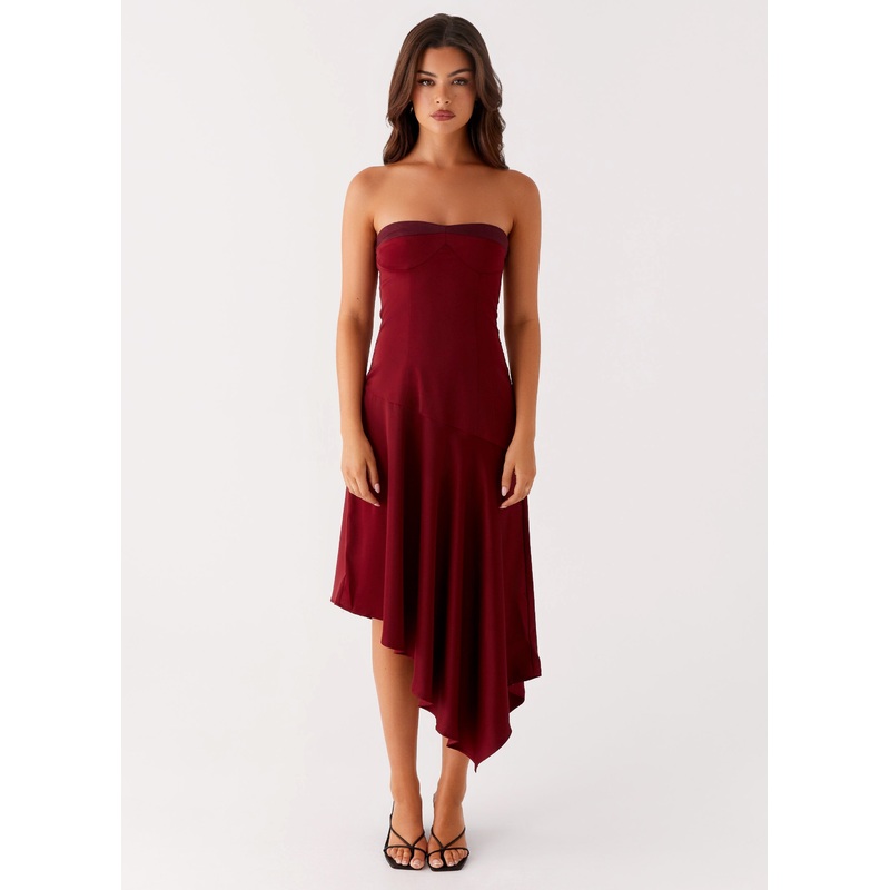 Matisse Midi Dress – Red