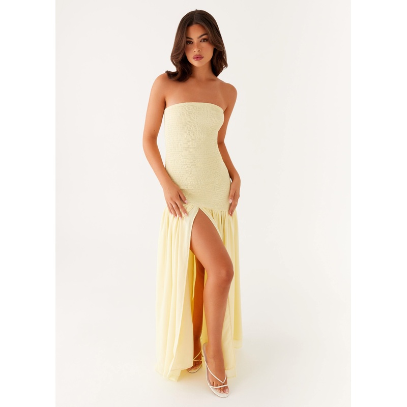 Royce Maxi Dress – Yellow
