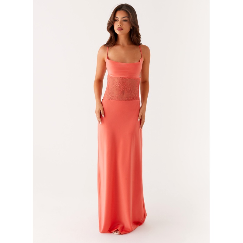 Shae Maxi Dress – Tangerine