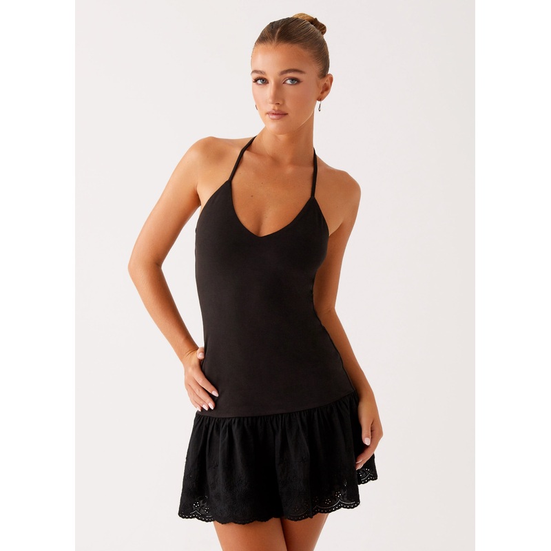 Amsterdam Mini Dress – Black