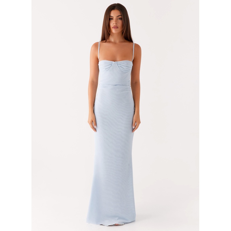 Anna Sophia Maxi Dress – Blue