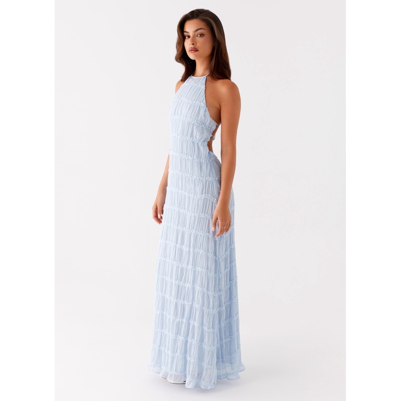 Aullie Maxi Dress – Blue