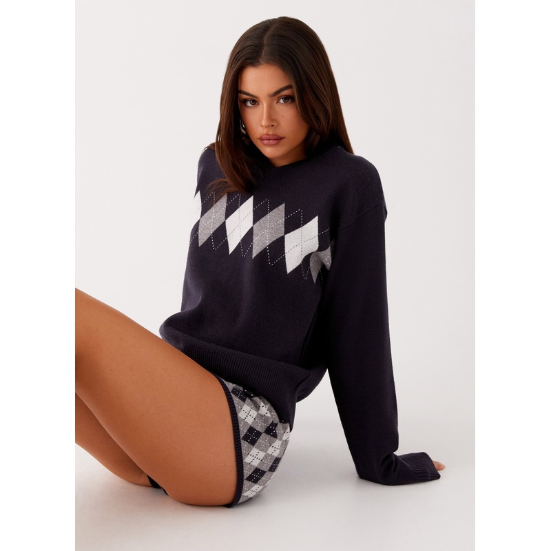 Context Knit Sweater – Navy