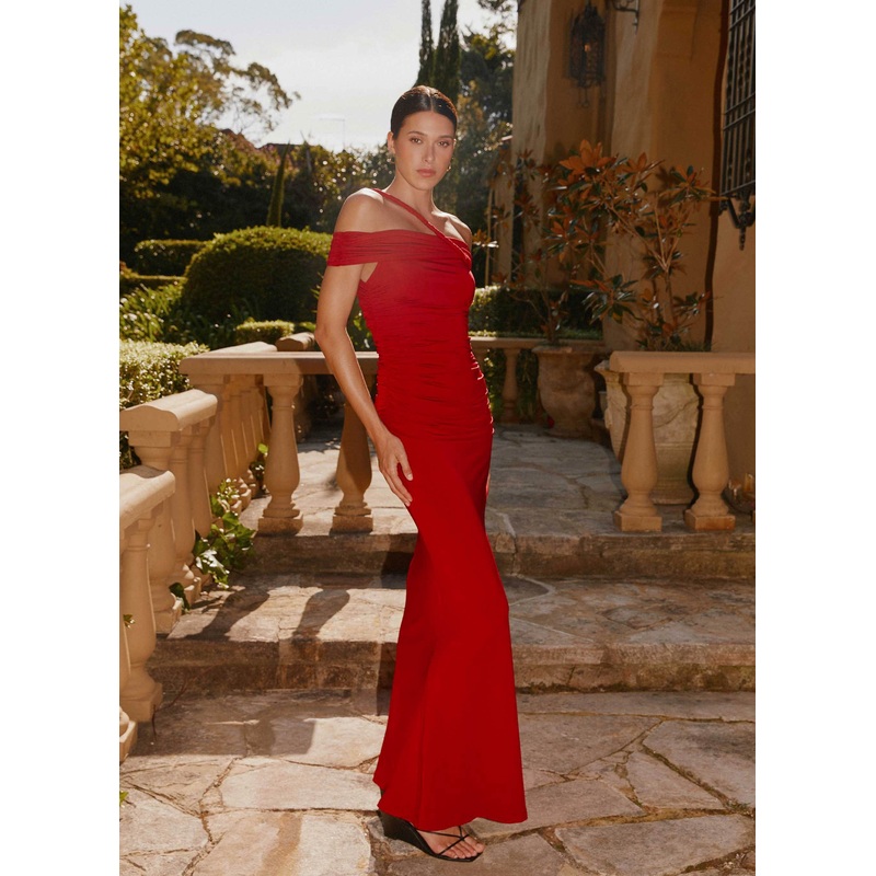 After This Maxi Dress – Raspberry