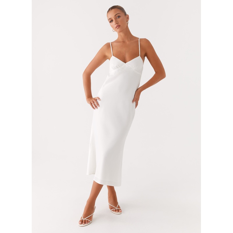 Bentley Midi Dress – White
