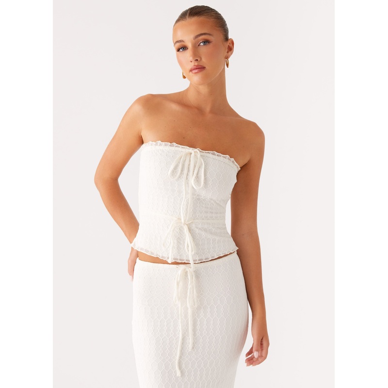 Blakely Tube Top – Ivory
