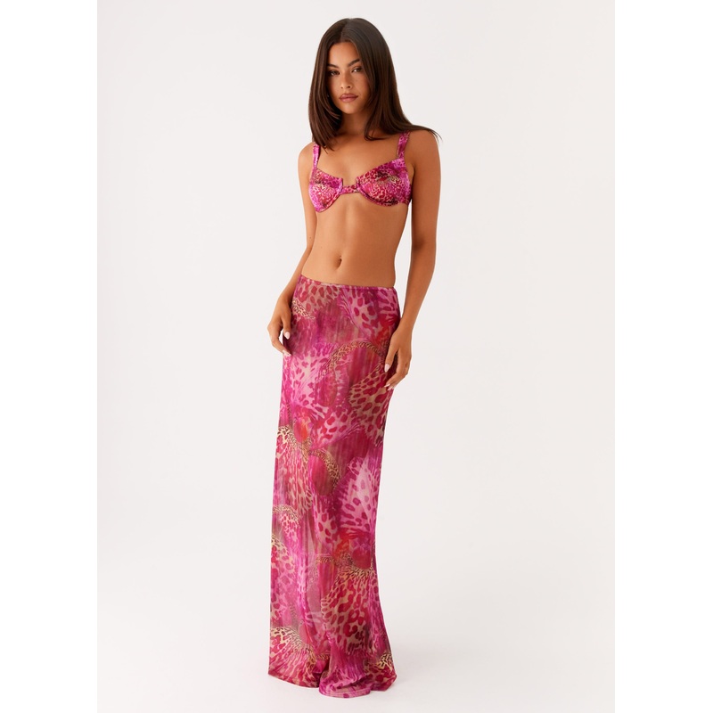 Camellia Maxi Skirt – Lavender Lagoon