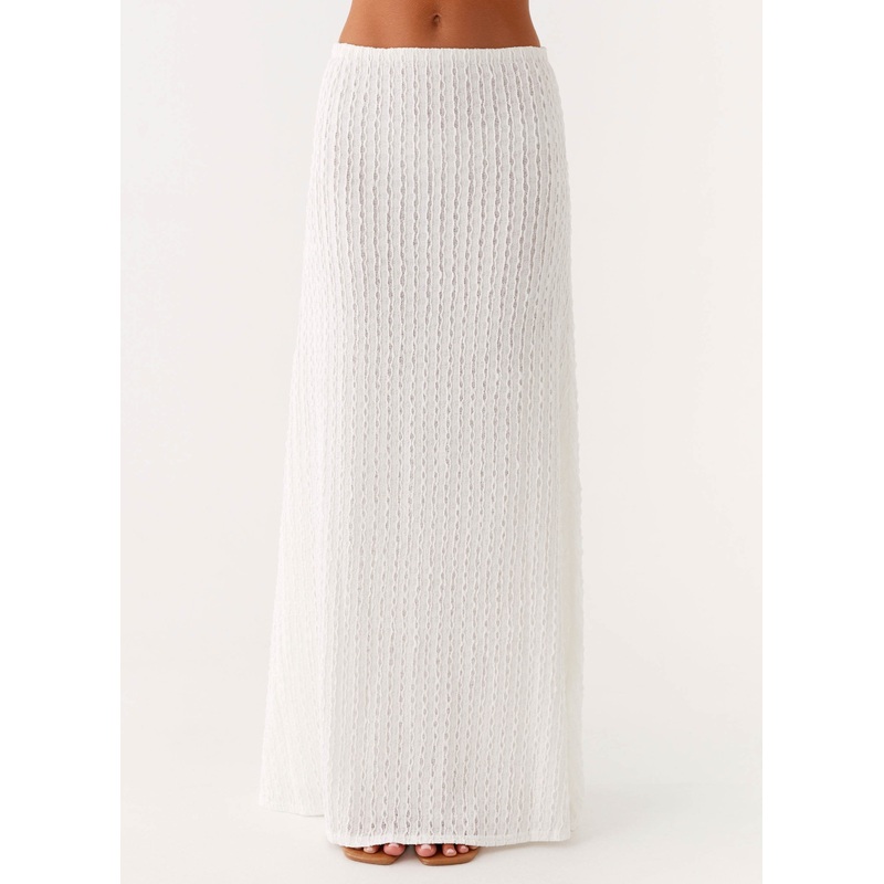 Clovelly Maxi Skirt – White
