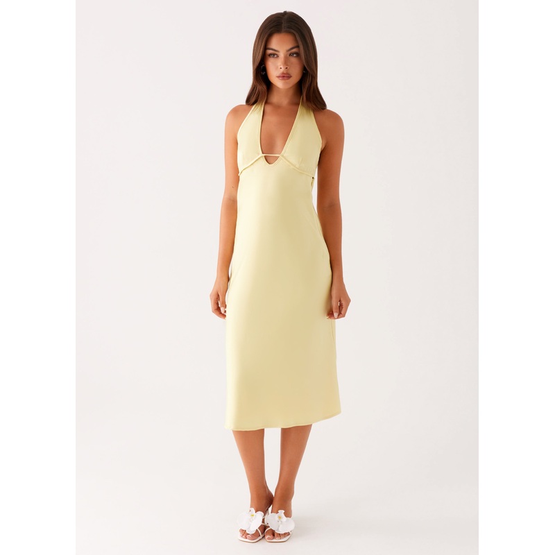 Davies Midi Dress – Yellow