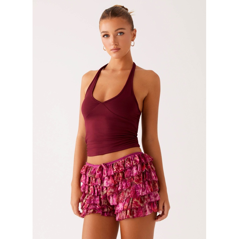 Entertain Me Bloomer Shorts – Lavender Lagoon