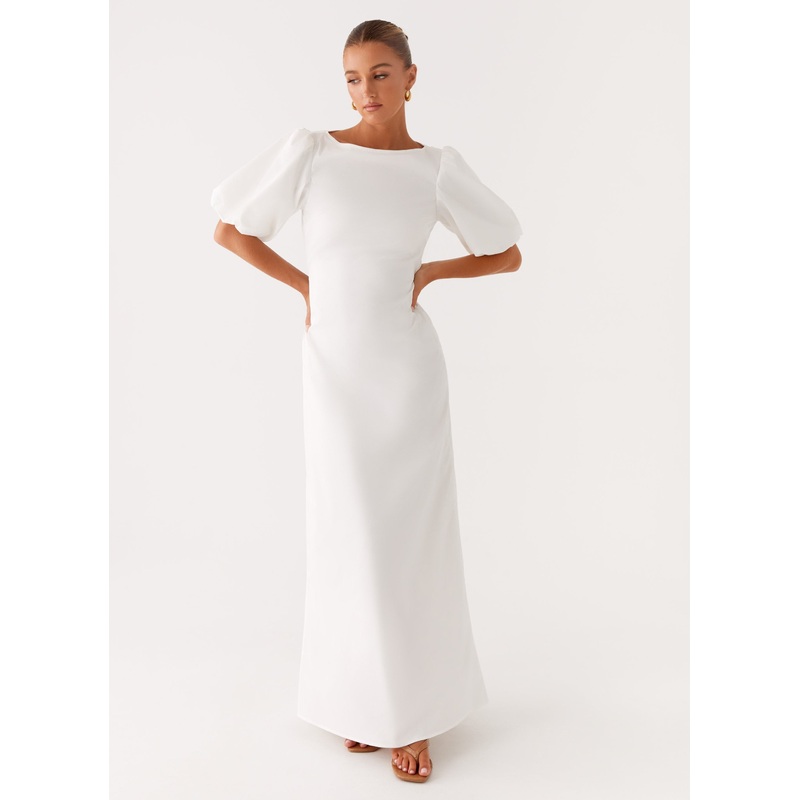Judy Maxi Dress – White