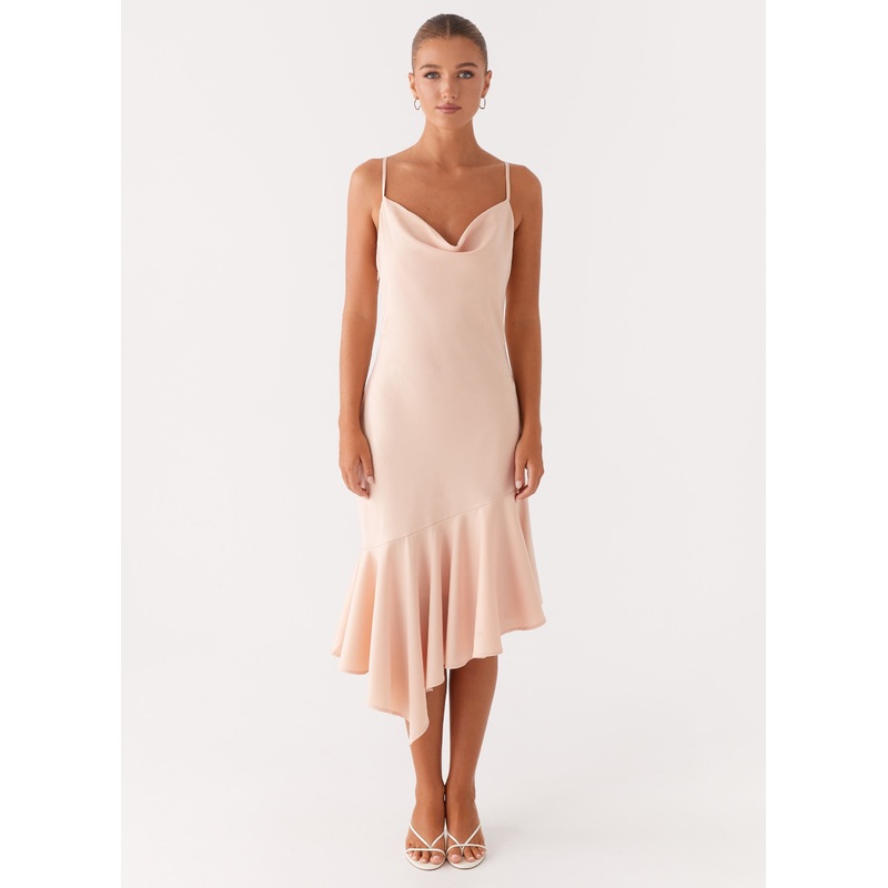 Korby Midi Dress – Pink