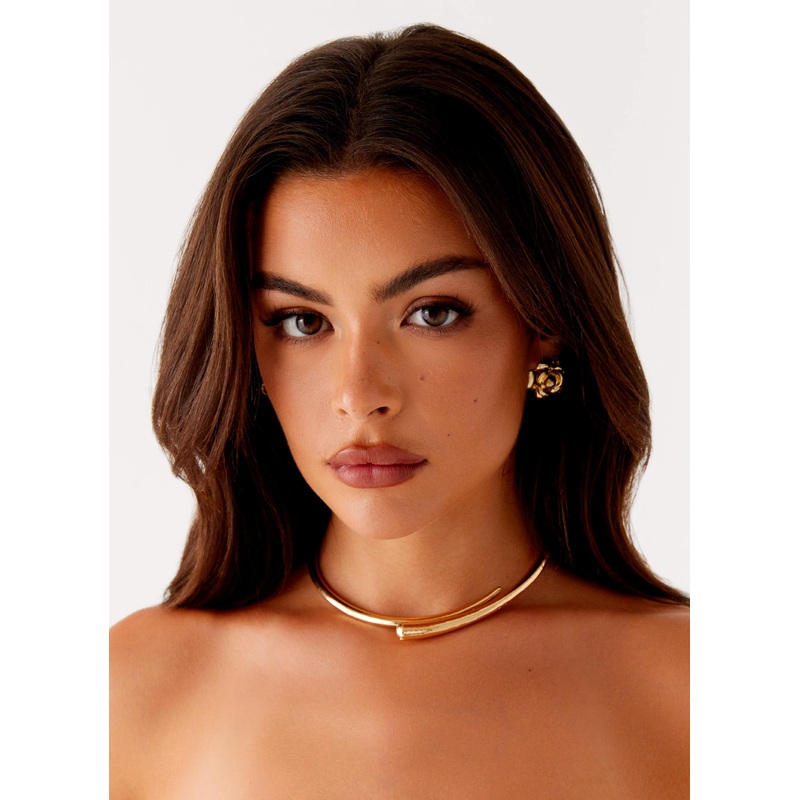 Raven Necklace – Gold