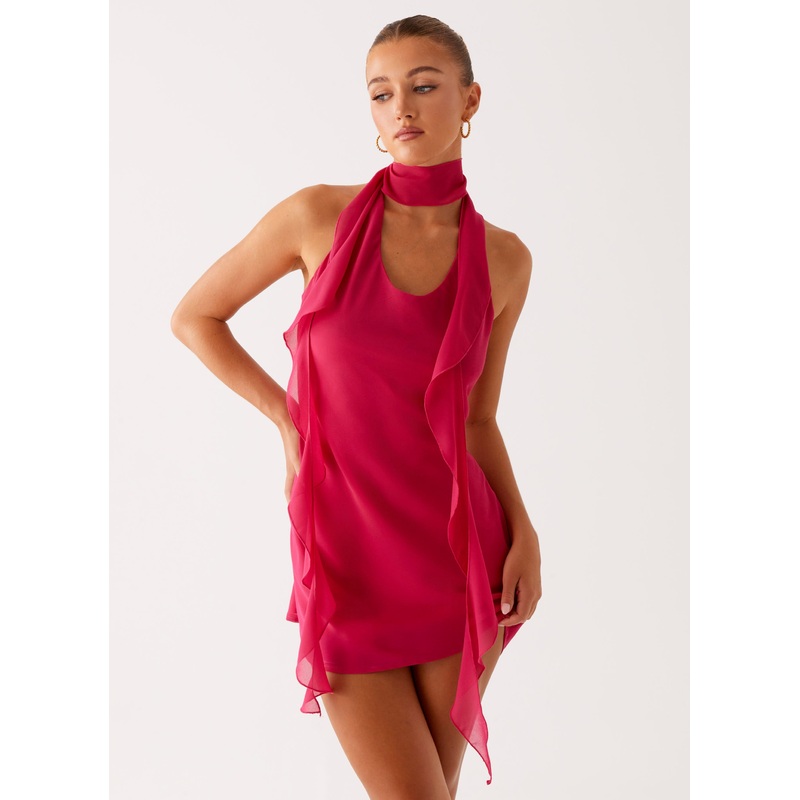 Tanner Mini Dress – Fuchsia