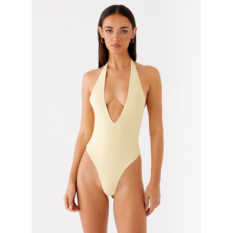 Delia One Piece Swimsuit – Yellow