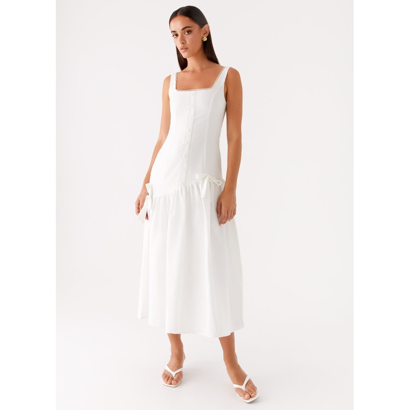Esmerelda Midi Dress – White