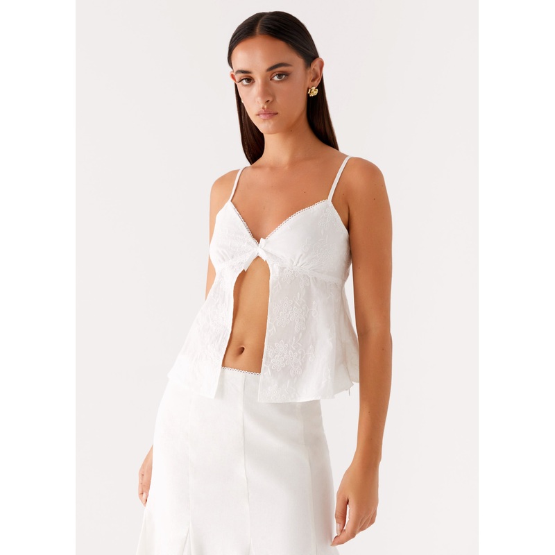 Irena Cami Top – White