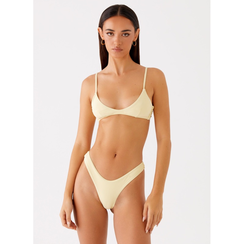 Jacklyn Bikini Top – Yellow